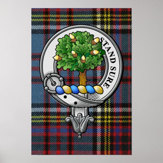 Anderson Crest en Tartan Poster (Voorkant)