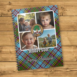 Anderson Familie Foto Collage Notitieboek