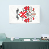 Anderson Family Crest Coat of Arms Spandoek (Beurs)