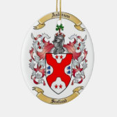 Anderson Family Crest* Keramisch Ornament (Rechts)