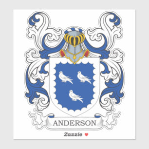 Anderson Family Crest Sticker