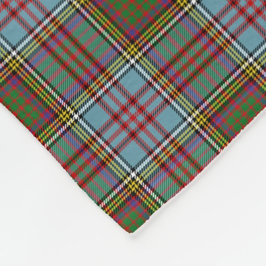 Anderson Family Tartan Pattern Fleece Deken (Hoek)