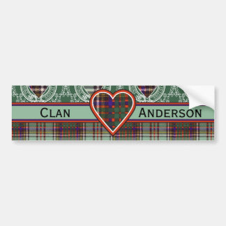 Anderson Scottish Tartan Bumpersticker