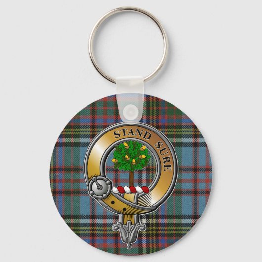 Anderson Tartan & Badge Sleutelhanger (Voorkant)