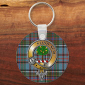 Anderson Tartan & Badge Sleutelhanger (Voorkant)