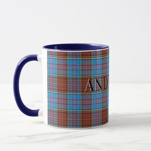 Anderson Tartan Clan Mug (Gauche)