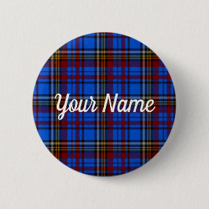 Anderson Tartan Clan Pset Ronde Button 5,7 Cm