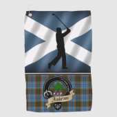Anderson Tartan Golf Serviette Son (Devant)