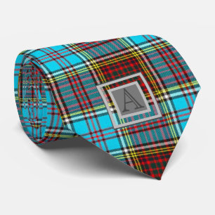 ANDERSON TARTAN Monogram Letter A Stropdas