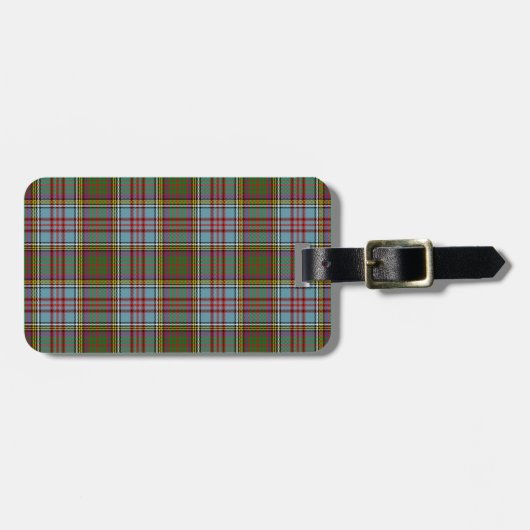 Anderson Tartan Pattern Bagagelabel (Voorkant horizontaal)