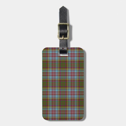 Anderson Tartan Pattern Bagagelabel (Voorkant verticaal)