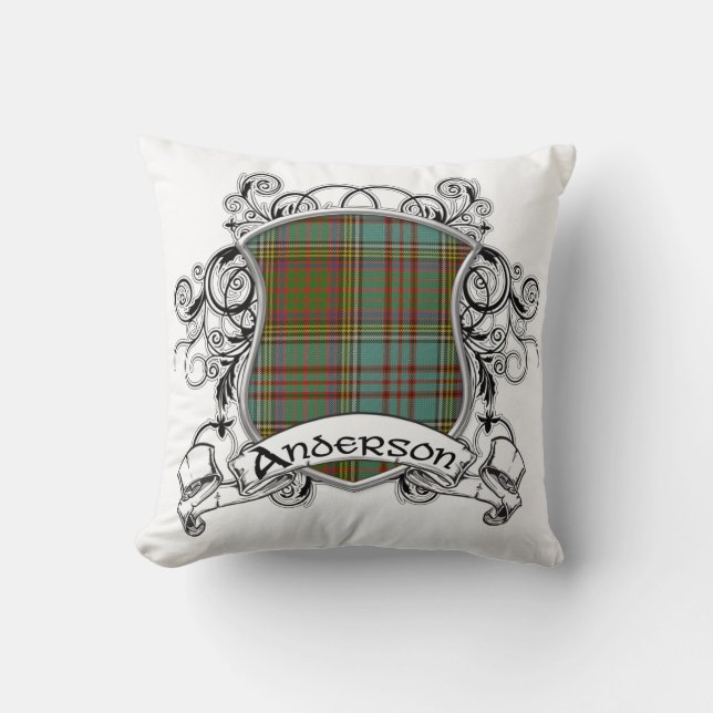 Anderson Tartan Shield Kussen (Voorkant)