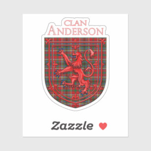 Anderson van Ardrem Tartan Scottish Pset Sticker