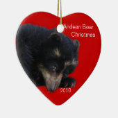 Andes Beer Kerstmis! Keramisch Ornament (Rechts)