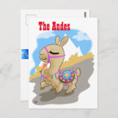 Andes-Llama-Briefkaart Briefkaart (Voorkant / Achterkant)