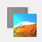 Andes Mountain Uitzicht #2 Magneet (Voorkant / Achterkant)