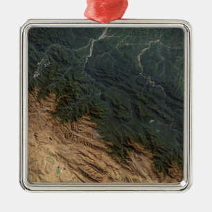 Andes Mountains Metalen Ornament