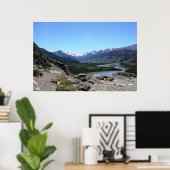 Andes Range, Patagonia Poster (Thuiskantoor)