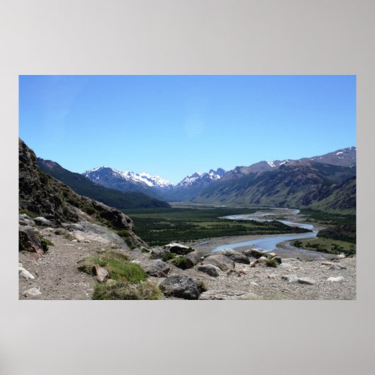 Andes Range, Patagonia Poster (Voorkant)