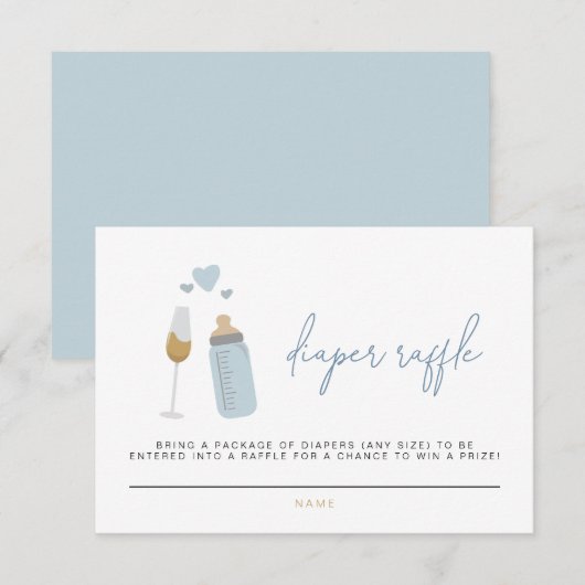 ANDI Blue Poppin' flesjes, dunne Kaart (Voorkant / Achterkant)