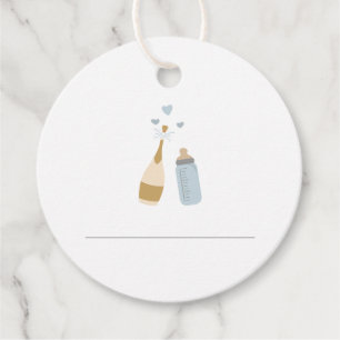 ANDI Blue Poppin-flessen Momosa Bar Juice-Labels Bedankjes Labels