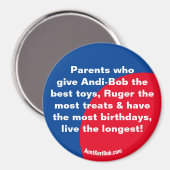 Andi-Bob Ruger - Magnet des parents (Recto/Verso)
