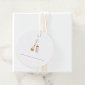 ANDI Pink Poppin Fles Momosa Bar Juice Labels (In situ)