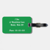 Andiamo-Bagagelabel Bagagelabel (Achterkant horizontaal)