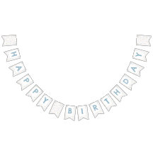 Andie Confetti Waterverf Stippen Bunting Flag