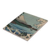 Ando Hiroshige - Zee in de provincie Suruga Tegeltje (Zijkant)