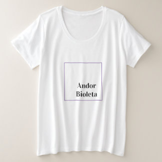 Andor Bioleta Grote Maat T-shirt
