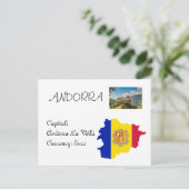 Andorra Briefkaart (Staand voorkant)