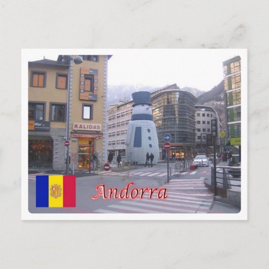 Andorra - briefkaart (Voorkant)