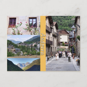 Andorra-briefkaart Briefkaart