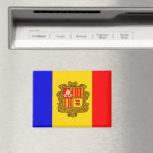andorra flag magnet magneet (Insitu (Vaatwasser))
