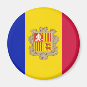 Andorra Flag Magnet Magneet