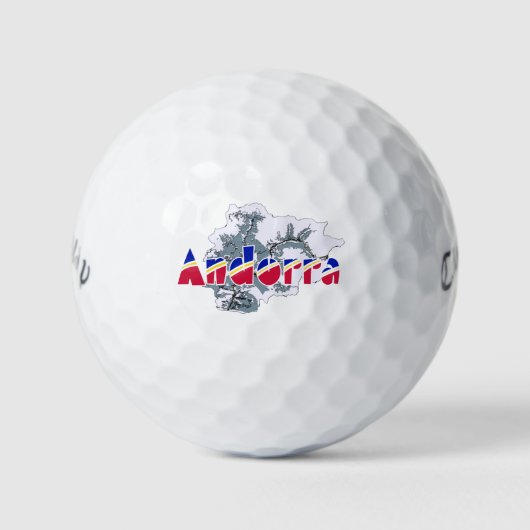 Andorra Golfballen (Voorkant)