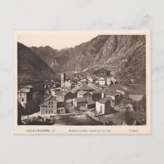 Andorra la vella briefkaart (Voorkant)