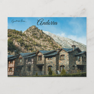 Andorra la Vella in Andorra Briefkaart