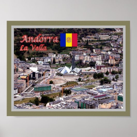 Andorra - La Vella - Poster (Voorkant)