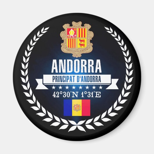 Andorra Magneet (Voorkant)