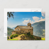 Andorra, Pyreneeën Briefkaart (Voorkant / Achterkant)