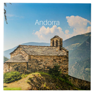 Andorra, Pyreneeën gebergte Tegeltje