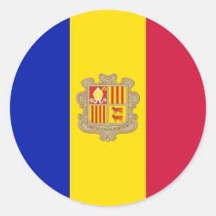 Andorra Ronde Sticker