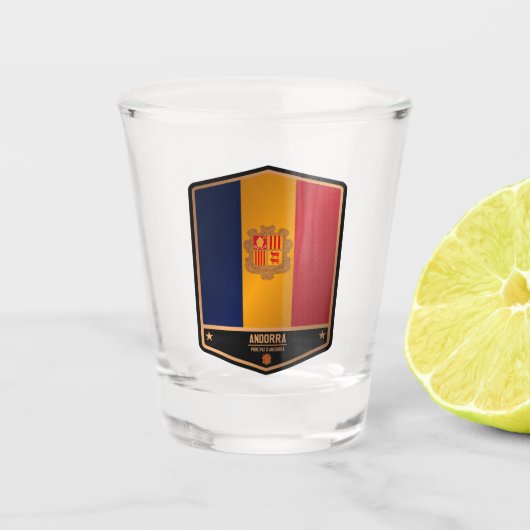 Andorra Shot Glas (Voorkant)