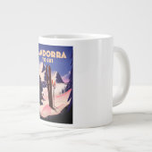 Andorra skiposter. extra grote beker (Voorkant rechts)