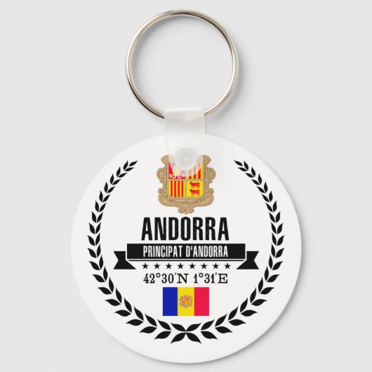 Andorra Sleutelhanger (Voorkant)