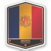 Andorra Sticker (Voorkant)