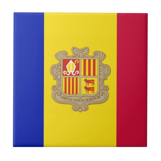 Andorra Tegeltje (Voorkant)