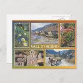 Andorra, Vall d'Ordino Briefkaart (Voorkant / Achterkant)